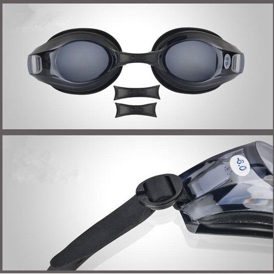 stoomboot instant niets Zwembril op sterkte - myopia (-4.0) | bol.com
