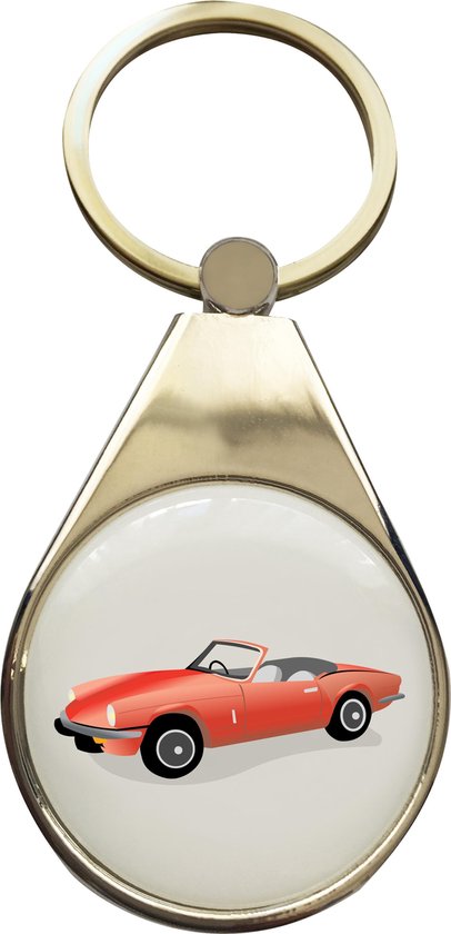 Quattroerre Sleutelhanger voor motorfiets Triumph Scudetto (zilver