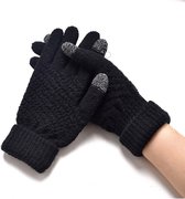 Touchscreen Handschoenen - Velvet Black - One Size - Stretch - Mobiel - Heerlijk warm - De winter Favoriet!!