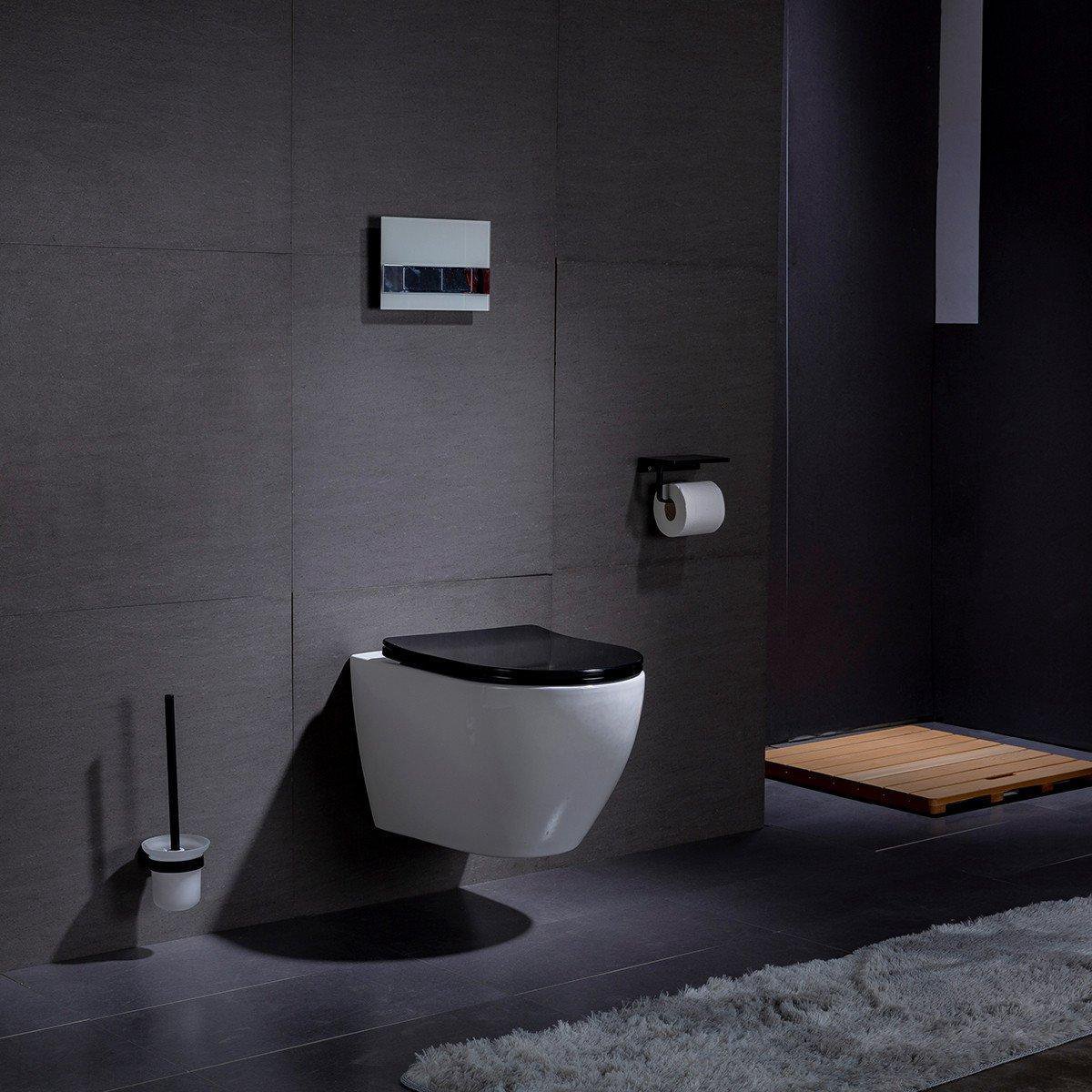 Geberit UP720 Set de toilette - WC à encastrer WC suspendu Rimfree ...