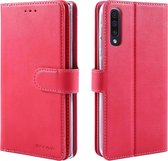 Xssive Double Wallet Case voor Samsung Galaxy A50 - geschikt voor 6 pasjes - Pink