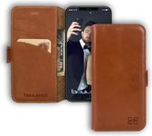 Apple iPhone X / Xs Lederen Hoes - Cognac Bruin