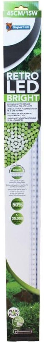 Superfish Led Bright 55 cm - Verlichting - 24 Watt T5