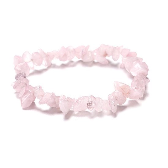 Bracelet Montebello Adria R - Femme - Natuursteen - Quartz Rose - Stretch
