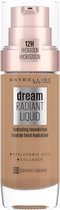 Maybelline Dream Radiant Liquid - 60 Caramel - Foundation Geschikt voor de Droge Huid met Hyaluronzuur - 30 ml