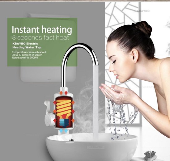 KbayBo Instant Water Boiler Direct Heet Water Kraan
