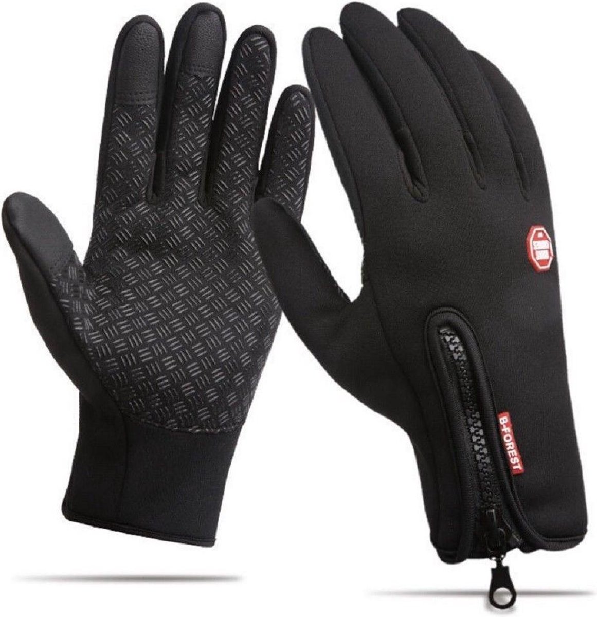 WiseGoods Handschoenen Waterdicht Touchscreen - Wintersport - Ski Gloves Winddicht - Voor Smartphones - Sporthandschoenen - Zwart