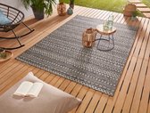 Buitenkleed Pine - antraciet/bruin 160x230 cm