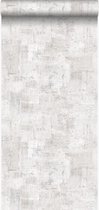 Origin Wallcoverings behang schilderachtige structuur lichtgrijs - 347383 - 53 cm x 10,05 m