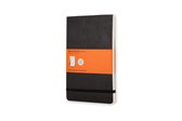 Moleskine Reporter Notitieboek Soft cover - Zwart - Large - Lijnen