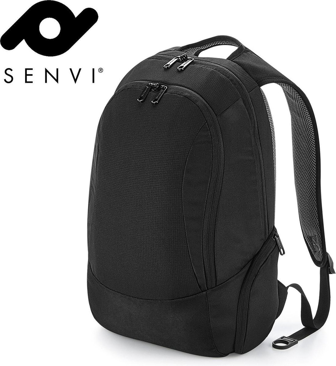 Senvi - Laptop-iMac - Rugzak/Backpack - Kleur Zwart - SVQD906