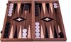 Afbeelding van het spelletje Walnoot combo Schaken - Dammen - Backgammon set - 38x20 cm - Luxe  Top Kwaliteit