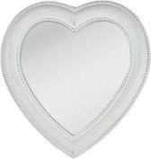 62S020 - Spiegel - 27 x 3 x 28 cm - glas - wit hart