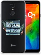 LG Q7 Telefoonhoesje met Naam Boho Beach