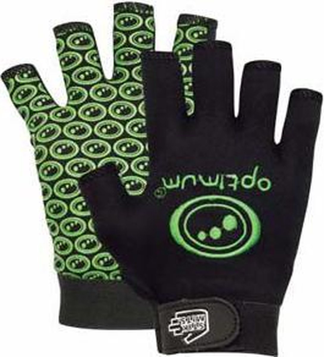 Optimum Glove Stick Mit - Zwart/Groen - Large