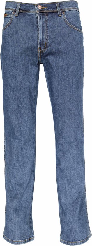 Wrangler Authentics Klassieke Spijkerbroek, Broek voor Heren, Licht Steenwassing, 35W / 34L