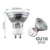 B.K.Licht - LED Lichtbron - set van 5 - met GU10 - 5W LED - 3.000K warm wit licht - lampjes  - LED lampen - reflectorlamp