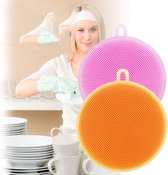 Éponge à vaisselle en silicone - Lave - vaisselle - Éponge - Antibacterieel - Brosse à La vaisselle