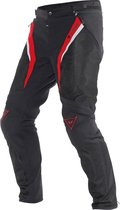 Dainese Drake Super Air Tex Black Red White Textile Motorcycle Pants 50