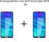 Huawei P smart plus 2019 Screenprotector Tempered Glass 1+1 Gratis