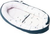 doomoo Cocoon dog blue - Babynestje - organisch katoen - 74 x 46 cm