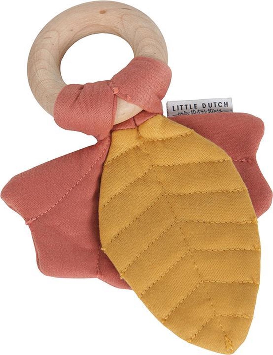 Little Dutch Pure & Nature Knisper Speeltje - Geel/rood
