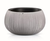 Prosperplast / Beton Bowl bloempot met inzet - grijze kleur