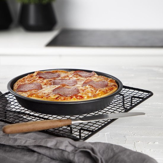 Princess 182012 Airfryer Accessoireset 10-delig - Accessoire voor heteluchtfriteuse - Grillrek - Pizzapan - Muffinset - Bakblik - Siliconen onderzetter - diameter 19,8 cm