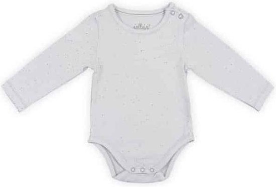 Jollein romper lange mouw Mini dots soft grey van Jollein — afbeelding 2