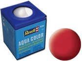 Revell Aqua  #36 Carmine Red - Matt  - RAL3002 - Acryl - 18ml Verf potje