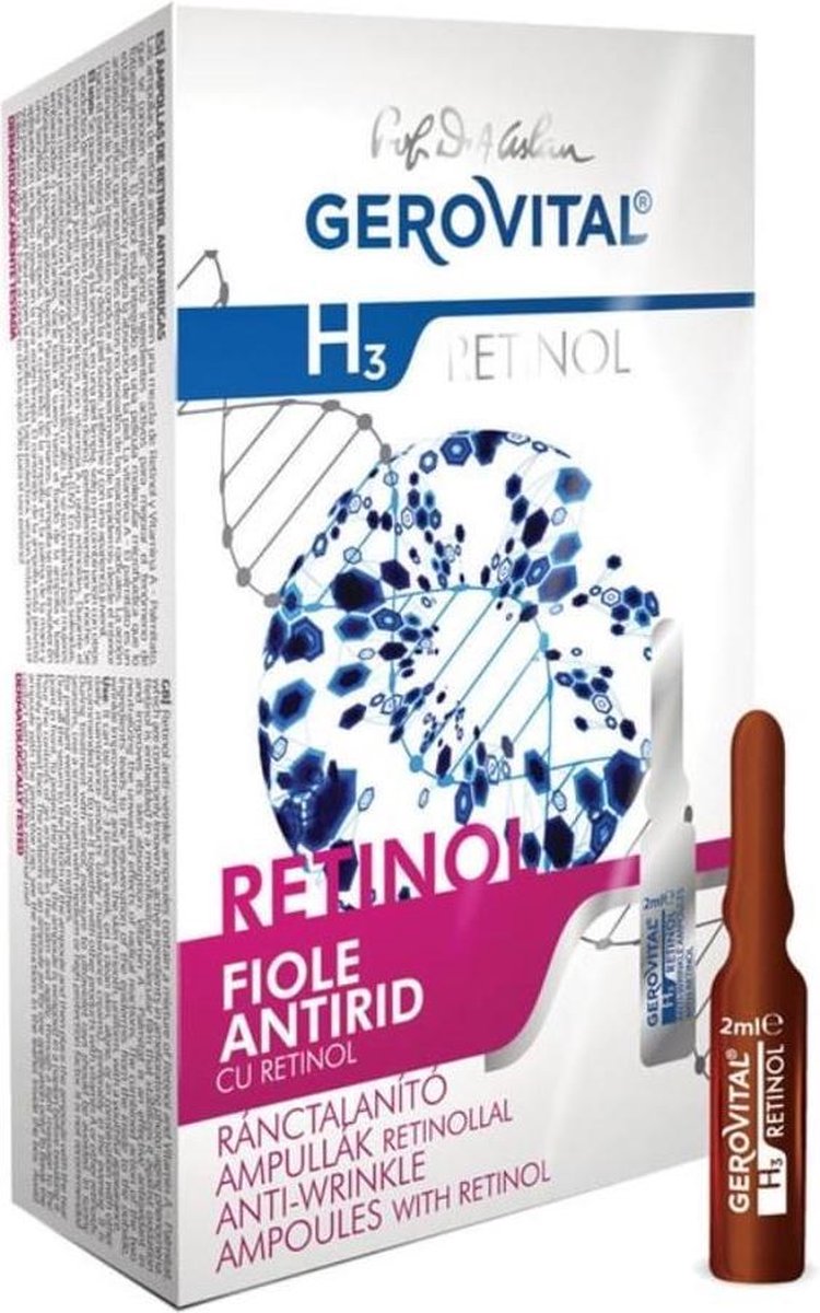 Gerovital Anti-rimpel met RETINOL Ampullen 10x2ml -