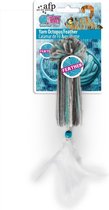 AFP Knotty habit - Yarn Squid Feather Speelgoed voor katten - Kattenspeelgoed - Kattenspeeltjes