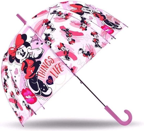 Paraplu Minnie Mouse Meisjes Cm Polyester Roze | bol.com