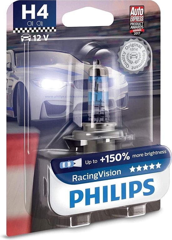 Philips Racing Vision H4 - per stuk | bol.com
