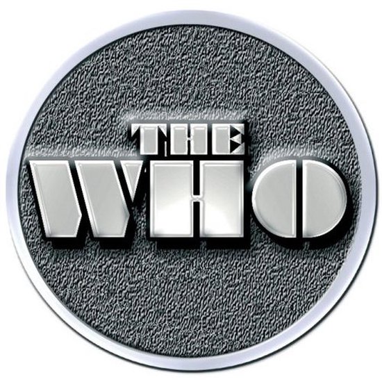 The Who - Stencil Pin - Grijs/Zilverkleurig