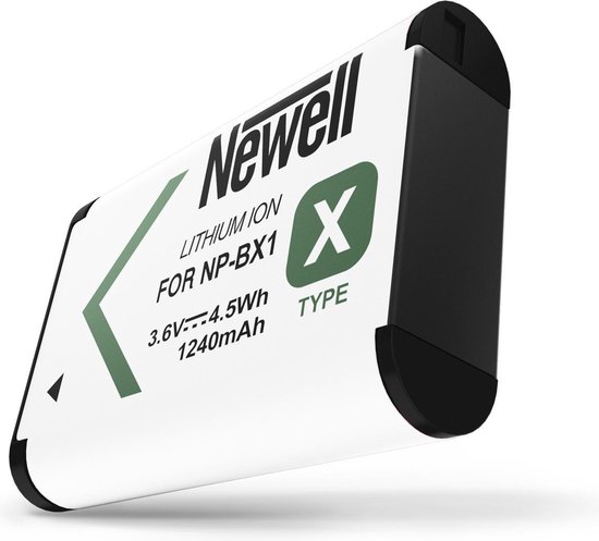 GeeKam 1350mAh Accu (3-pack) met 2-kanaals oplader voor AKASO Brave 7 LE, Victure AC940, Campark