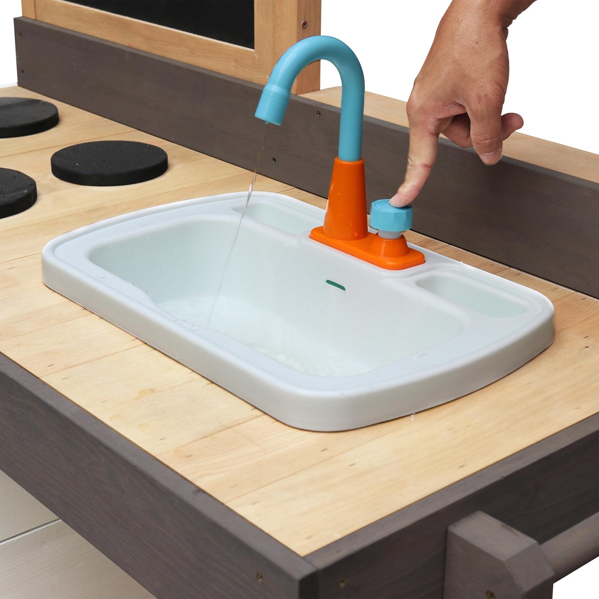AXI Rosa Zand & Water Speelkeuken Groot - Incl. 17-delige accessoire set - Modder Keuken — afbeelding 8