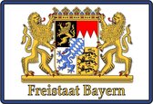 Wandbord - Freistaat Bayern - Duitsland