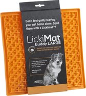 LickiMat Buddy Large Oranje Of Groen 28cm