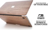 Woodwe - Laptop Skin - MacBook Sleeve - Apple AIR 13 inch - Laptopcover - Walnotenhout