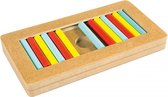 Duvo+ Slide `n snack puzzle - rechthoek Meerkleurig 28,5x15x3cm