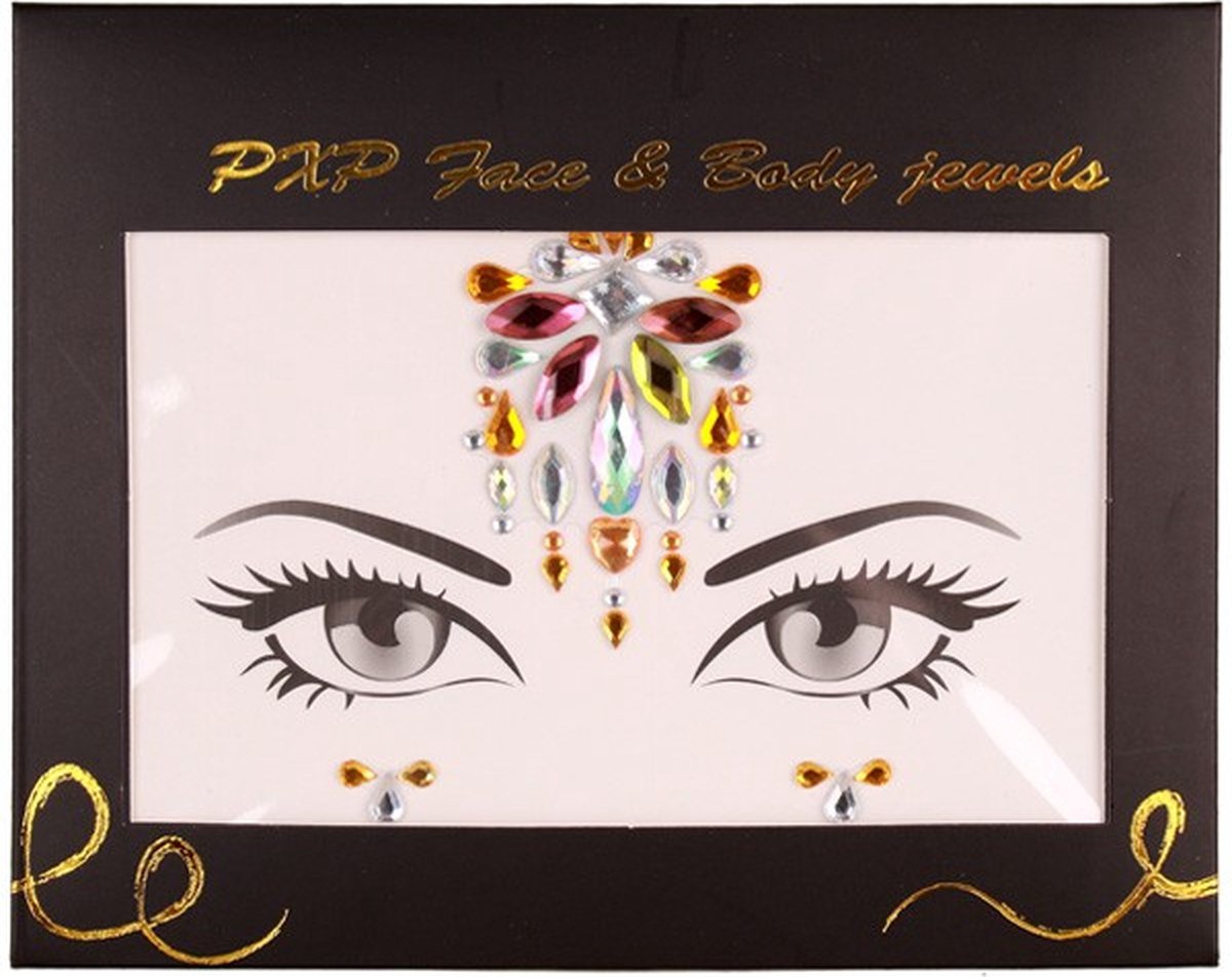 PXP Face & Body jewel Golden Chandelier