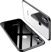 zwarte metallic bumper case geschikt voor Apple iPhone X / Xs