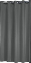 Sealskin Coloris - Rideau de douche 180x200 cm - Polyester / Coton - Gris