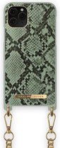 iDeal of Sweden Phone Necklace Case voor iPhone 11 Pro/XS/X Khaki Python