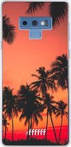 Samsung Galaxy Note 9 Hoesje Transparant TPU Case - Coconut Nightfall #ffffff