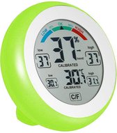 Thermometer en Hygrometer Binnen – Digitaal – Groen