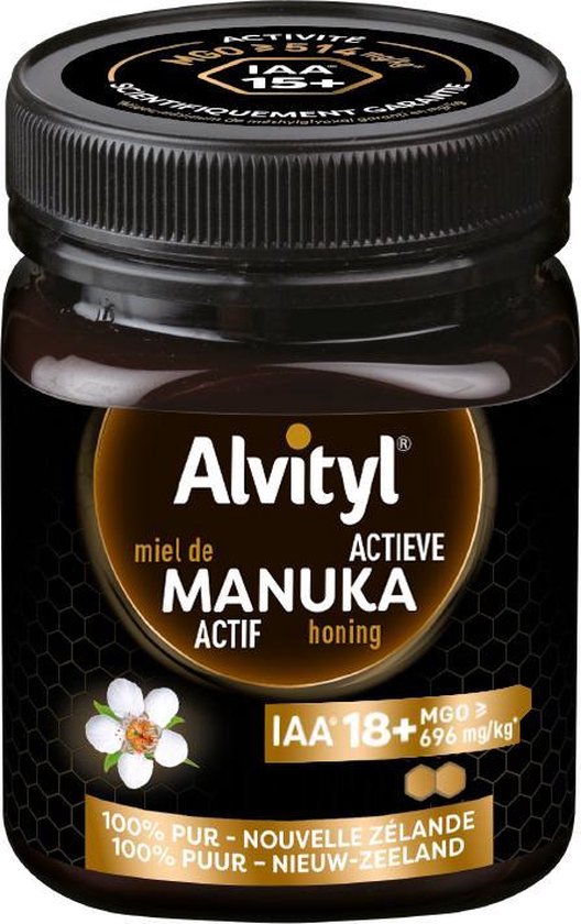 Alvityl - IAA® 18+ Actieve Manuka Honing - Hoogste - Minimum 696mg/kg... | bol.com