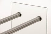 Clp Dacio - Brandhoutrek - kleur dwarsligger : RVS 35x80x100 cm