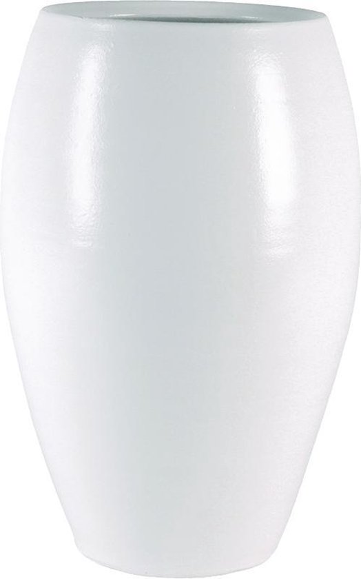 veiling Maladroit verkoopplan Vase cresta pure white witte bloempot binnen 20 cm | bol.com